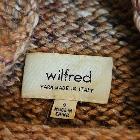 Wilfred Aritzia Brick Wool/Alpaca/Silk blend tunic dress size Small - Picture 8 of 13